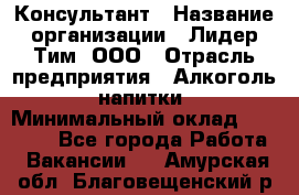 Консультант › Название организации ­ Лидер Тим, ООО › Отрасль предприятия ­ Алкоголь, напитки › Минимальный оклад ­ 20 000 - Все города Работа » Вакансии   . Амурская обл.,Благовещенский р-н